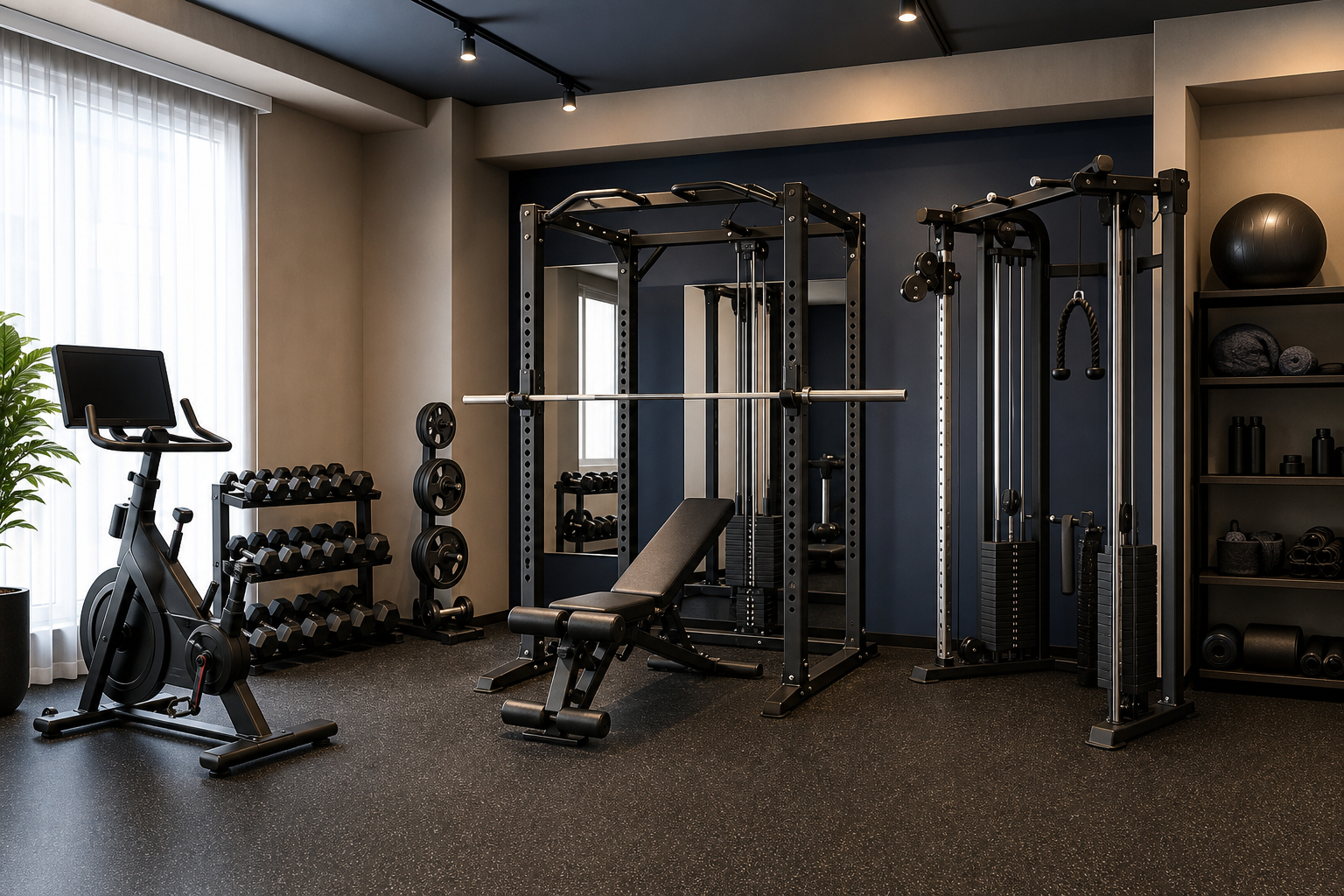 mori personal gymに設置されたトレーニングマシン